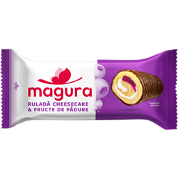 Rulada cu chesse cake si fructe de padure 35g
