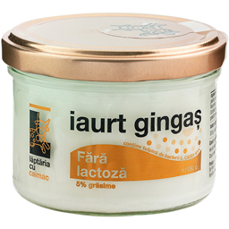 Iaurt gingas fara lactoza 5% grasime 190g