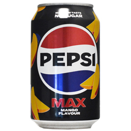 Bautura racoritoare carbogazoasa cu suc de mango, cu indulcitori 330ml