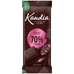 Ciocolata amaruie 70% cacao 80g
