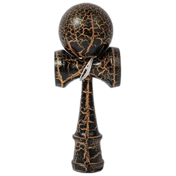 Kendama X Originala, Profesionala, Flippy, Cracked, din lemn, 18 cm, diverse culori