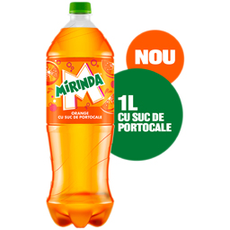 Bautura racoritoare carbogazoasa cu suc de portocale 1L