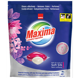 Detergent Soft Silk, 40 capsule