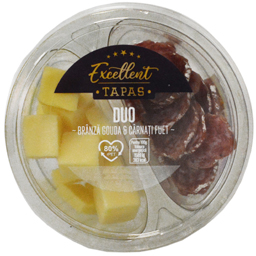 Duo Branza Gouda si carnati Fuet 100g