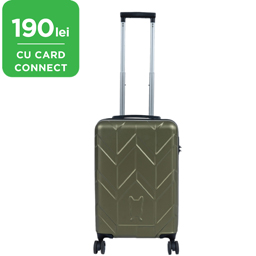 Geanta de voiaj cu roti, 57x37x23cm, kaki