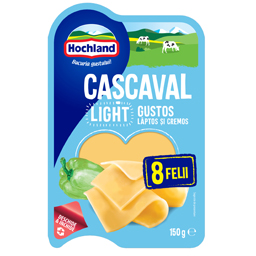 Cascaval light felii 150g