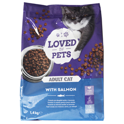 Hrana uscata pentru pisici adulte, cu somon 1.4kg
