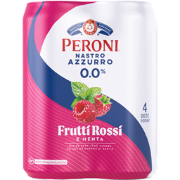 Mix de bere fara alcool si suc de zmeura cu menta 4x0.5L