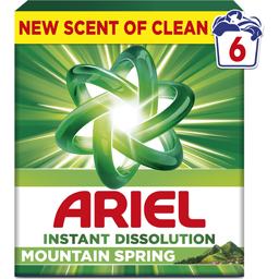 Detergent pudra Mountain Spring, 6 spalari