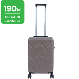 Geanta de voiaj cu roti, 57x37x23cm, sampanie