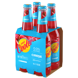 Bere fara alcool cu suc de cirese 4x0.33L