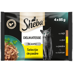 Hrana umeda pentru pisici, Selectie de pasare 4x85g