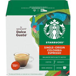 Cafea Espresso Single Origin Colombia, 12 capsule