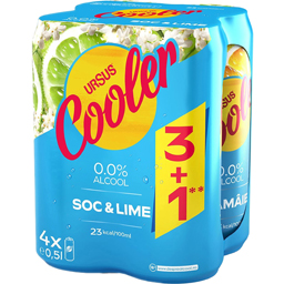 Bere fara alcool cu suc de soc si lime 3+1 x 0.5L