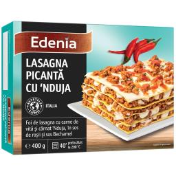 Edenia Lasagna Picanta Cu Nduja 400g