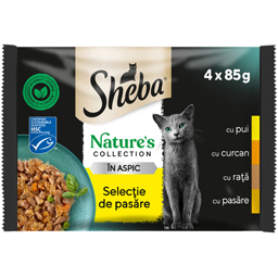 hrana umeda pentru pisici adulte, cu carne de pasare in aspic 4x85g