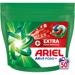Detergent + Extra Clean Power, 50 capsule