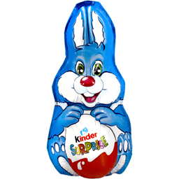 Figurina de ciocolata Iepuras cu jucarie supriza 75g