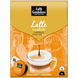 Cafea Latte Macchiato, 8 bauturi