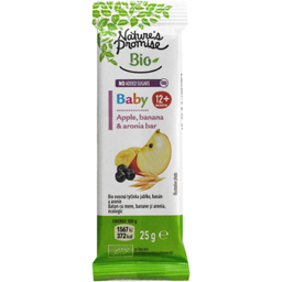 Baton ecologic cu mere, banane, aronia, +12 luni 25g